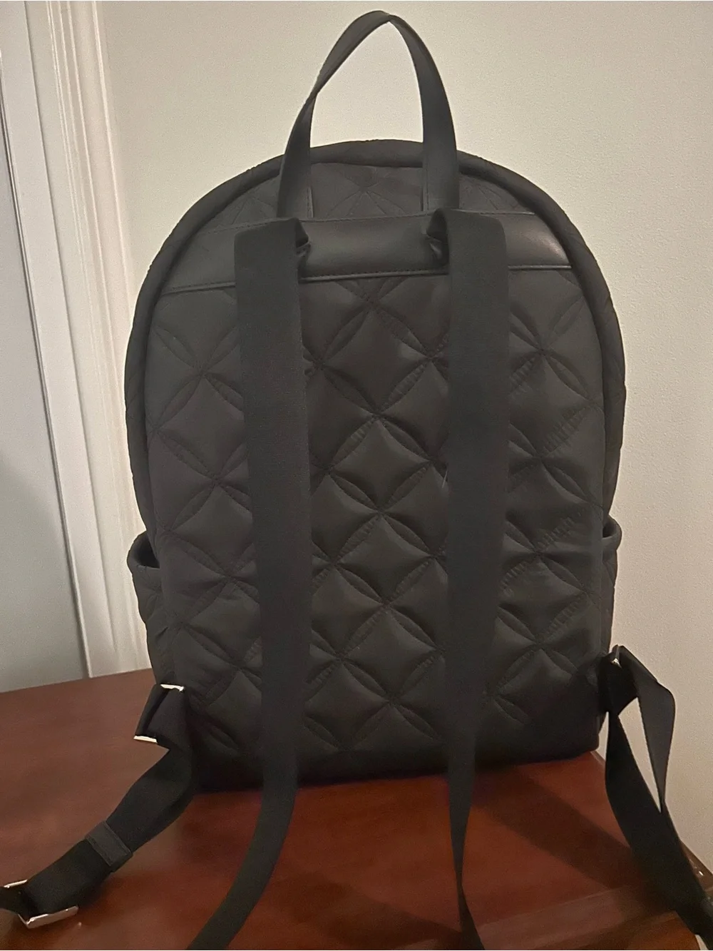 kate spade Quilted Black Nylon Backpack